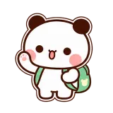 Off to School sticker from Little Bear Days