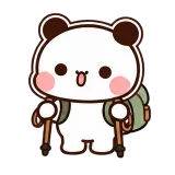 Hiking Time sticker from Little Bear Days
