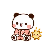 Morning Stretch sticker from Hello & Replies