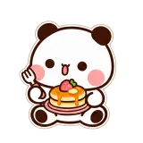 Pancake Morning sticker from Snack Break