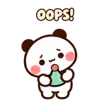 Oops! sticker from Express Yourself