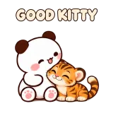 GOOD KITTY · Little Bear sticker from Express Yourself