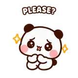 Pretty Please sticker from Hello & Replies