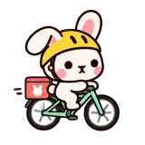 On My Way · Bunny sticker from Pocket Friends