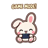 Mobile Game Mode · Bunny sticker from Pocket Friends