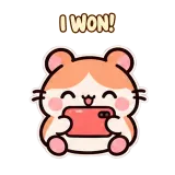 Mobile Victory · Hamster sticker from Pocket Friends