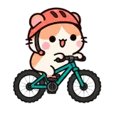 Trail Rider · Hamster sticker from Pocket Friends