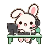 In a Match · Bunny sticker from Pocket Friends