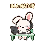 In a Match · Bunny sticker from Pocket Friends
