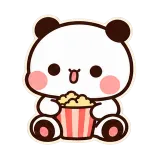 Popcorn Suspense sticker from Little Bear Playtime