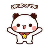 Proud of You sticker from Little Moods