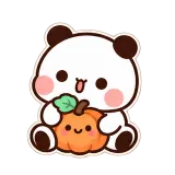 Pumpkin Pal sticker from Seasonal Joy