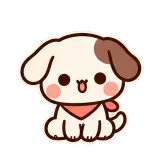 Who Me Puppy sticker from Puppy Pals