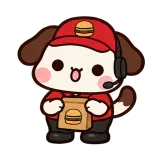 Drive-Thru Shift sticker from Puppy Pals