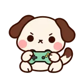 Gaming Break sticker from Puppy Pals