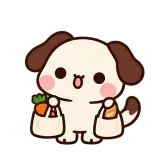 Grocery Run sticker from Puppy Pals
