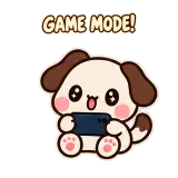 Mobile Game Mode sticker from Puppy Pals