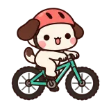 Trail Rider sticker from Puppy Pals