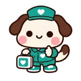 Here to Help sticker from Puppy Pals