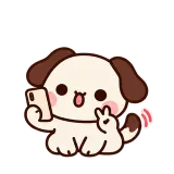 Selfie Time sticker from Puppy Pals
