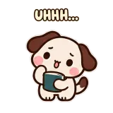 Uhhhh... sticker from Puppy Pals