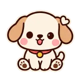 Boop the Pup sticker from Puppy Pals