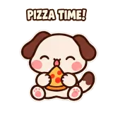 Pizza Time sticker from Express Yourself