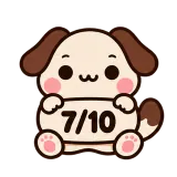 7/10 · Puppy Pals sticker from Chat Signs