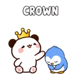 Crown · Little Bear sticker from Express Yourself