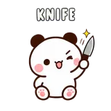 Knife · Little Bear sticker from Express Yourself