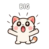 Big · Kitten Club sticker from Express Yourself
