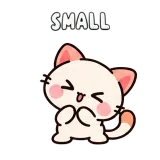 Small · Kitten Club sticker from Express Yourself