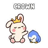 Crown · Pocket Friends sticker from Express Yourself