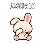 Facepalm · Pocket Friends sticker from Express Yourself