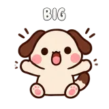 Big · Puppy Pals sticker from Express Yourself