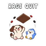 Losing Board Flip · Puppy Pals sticker from Express Yourself