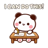 I CAN DO THIS! · Little Bear sticker from Express Yourself