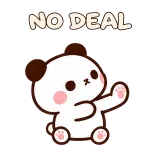 NO DEAL · Little Bear sticker from Express Yourself