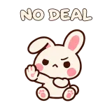 NO DEAL · Pocket Friends sticker from Express Yourself