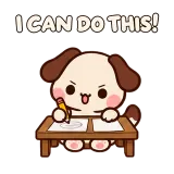 I CAN DO THIS! · Puppy Pals sticker from Express Yourself