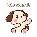 NO DEAL · Puppy Pals sticker from Express Yourself