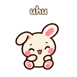 uhu · Pocket Friends sticker from Chat Signs