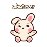 whatever · Pocket Friends sticker from Chat Signs