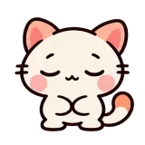 Sigh · Kitten Club sticker from Express Yourself