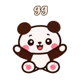 gg · Little Bear sticker from Chat Reactions