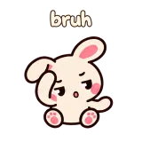 bruh · Pocket Friends sticker from Chat Reactions