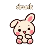 drunk · Pocket Friends sticker from Chat Reactions