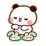 Slipper Shuffle sticker from Cozy Days