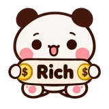 Rich · Little Bear sticker from Chat Signs