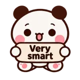 Very smart · Little Bear sticker from Chat Signs